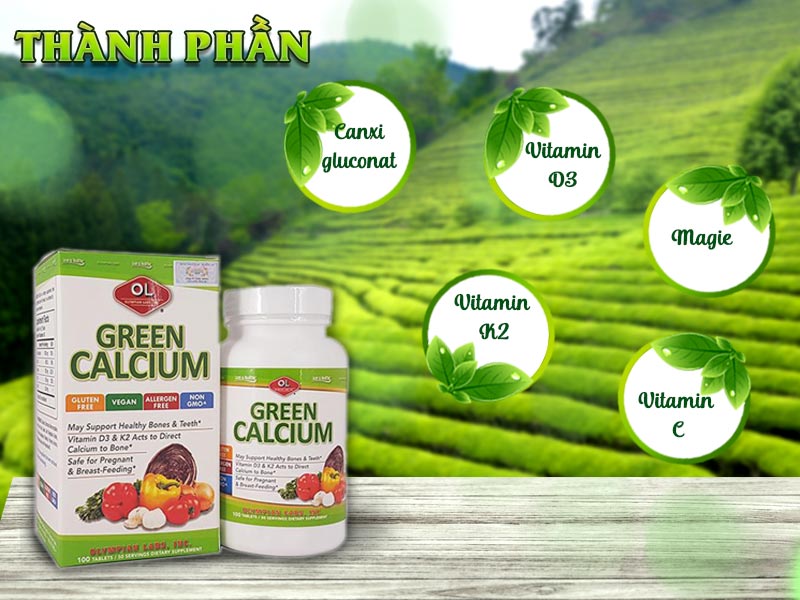 Green Calcium là sản phẩm bổ sung canxi ưu việt cho bà bầu