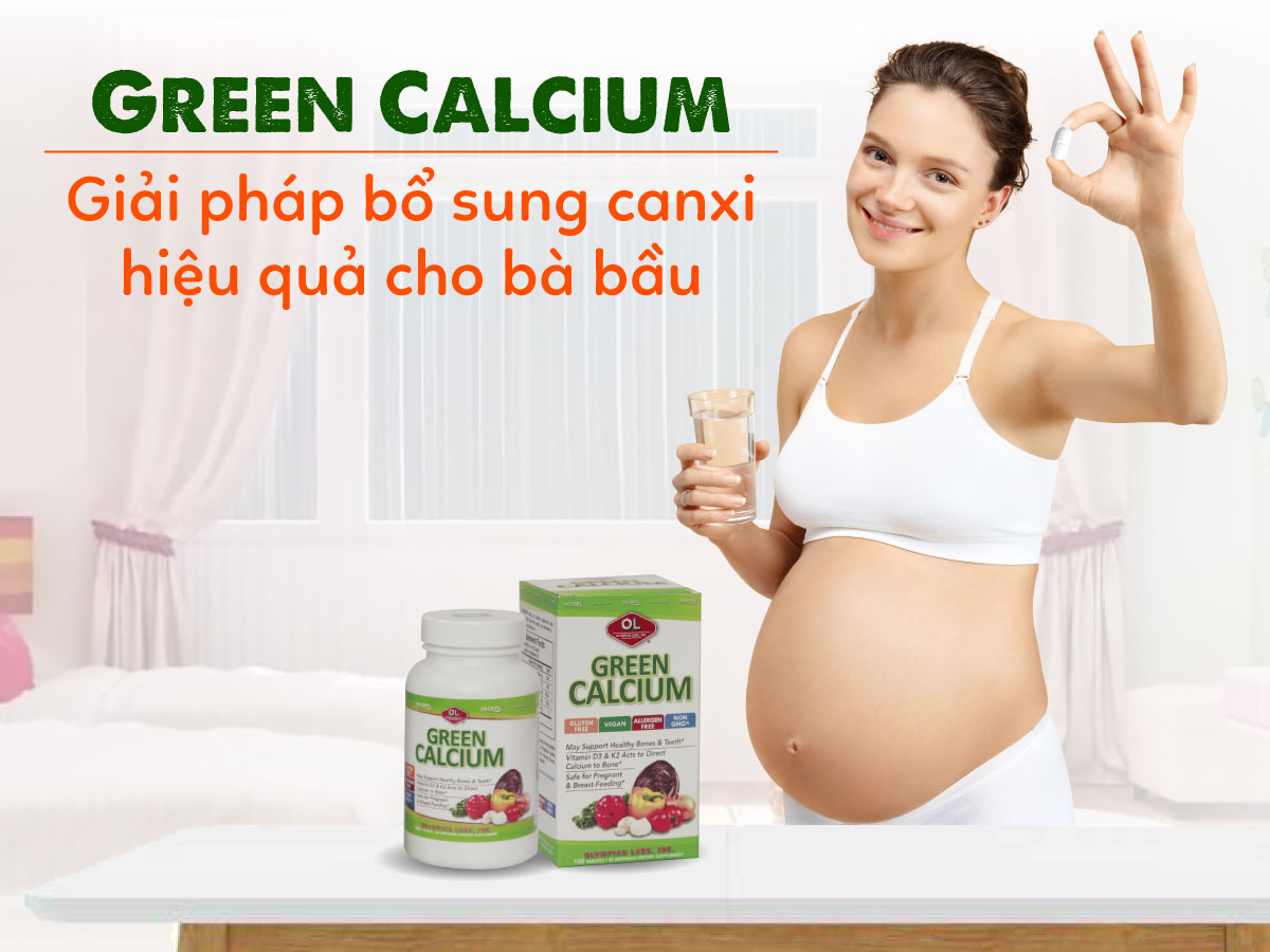 Bầu mấy tháng nên uống canxi