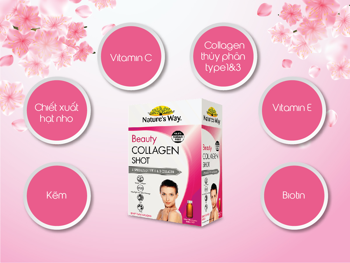 Thành phần của Beauty Collagen Shot Nature’s Way