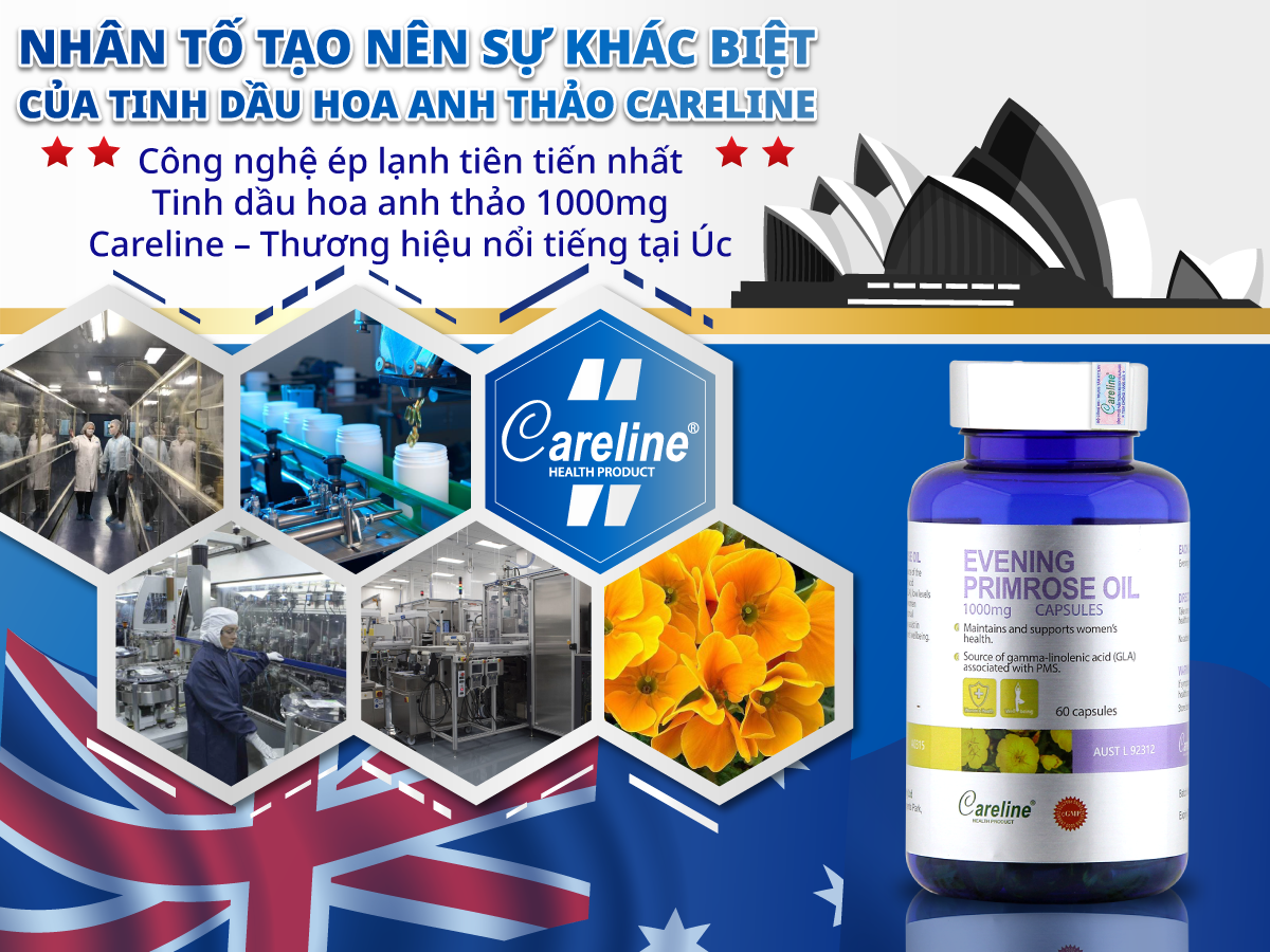 Tinh dầu hoa anh thảo Careline và công nghệ “ép lạnh” độc nhất