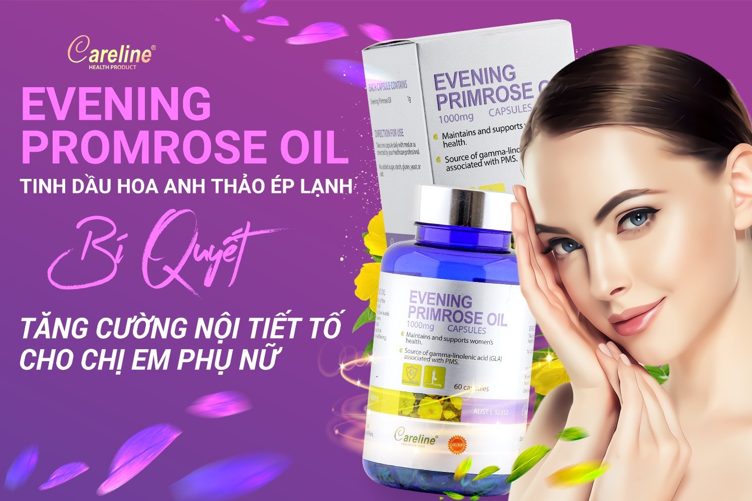 Chọn tinh dầu hoa anh thảo cân bằng nội tiết tố chuẩn nhất cho phái đẹp