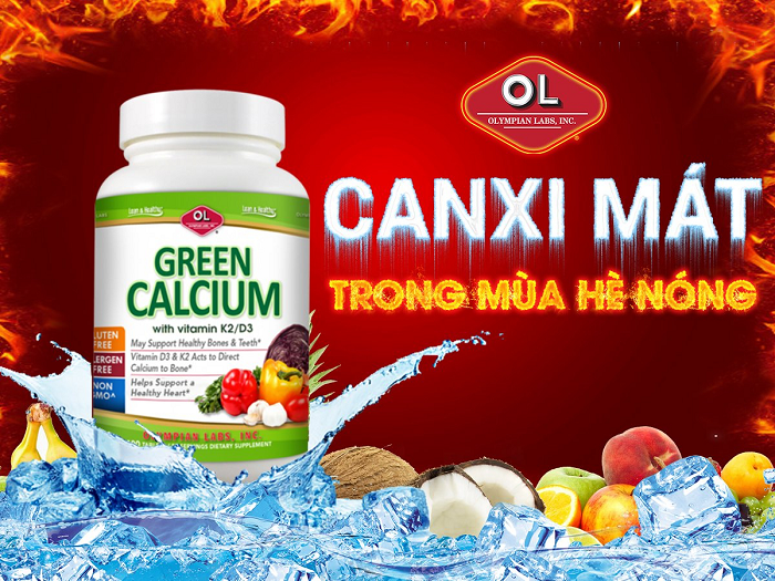 Green Calcium là viên uống bổ sung canxi “mát” cho bà bầu, không gây nóng trong, táo bón