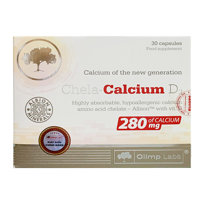 Canxi Chela Calcium D3