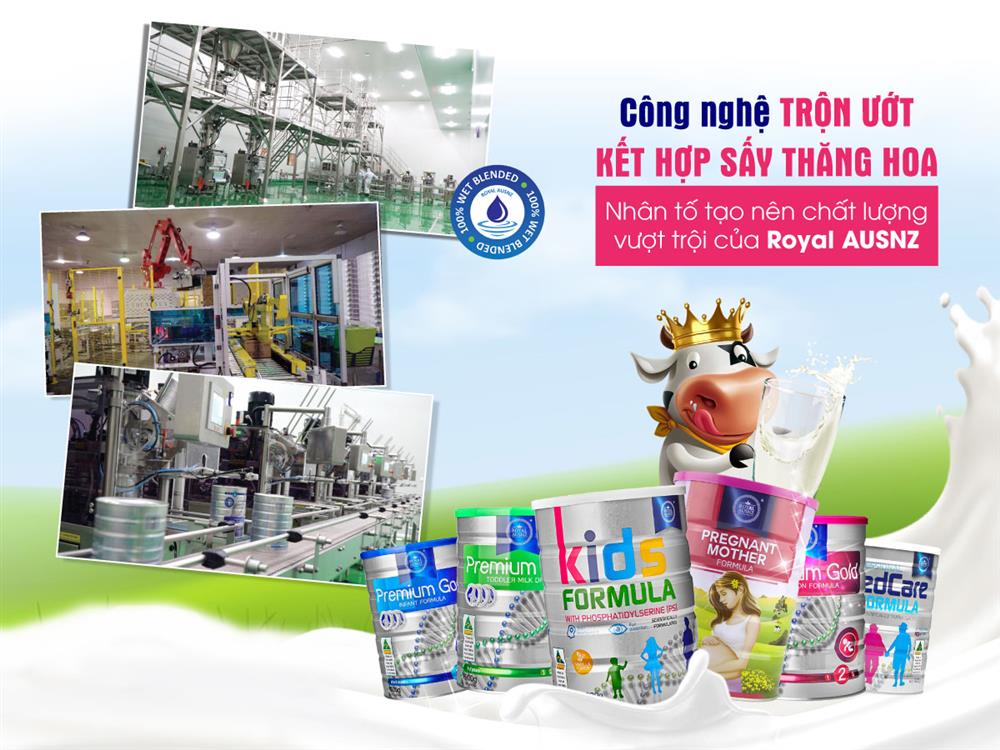 Sữa dê Hoàng gia Úc sản xuất bởi thương hiệu sữa lâu đời - 160 năm tại Úc