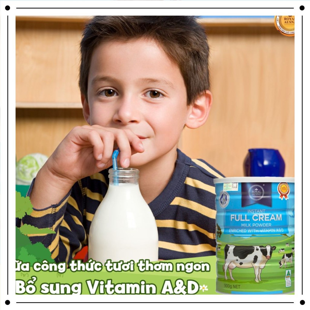 Sữa Hoàng Gia Úc Full Cream: Công dụng vượt trội