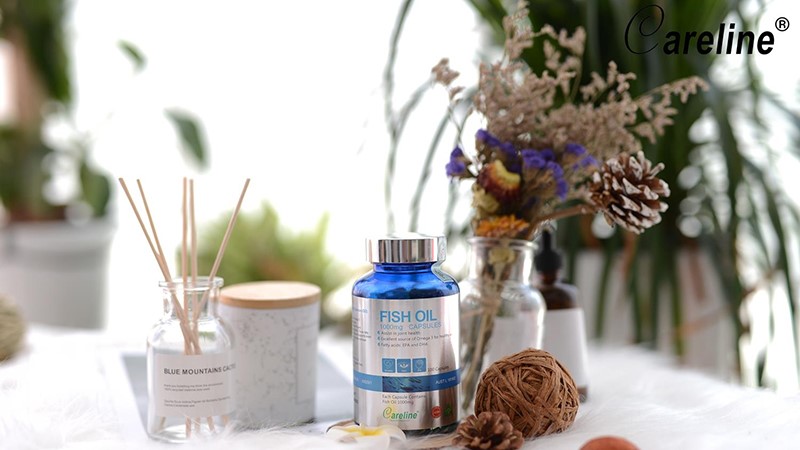 Dầu cá hồi CareLine Fish Oil (Salmon Oil) mang đến nhiều công dụng cho tim mạch, trí não, thị lực...
