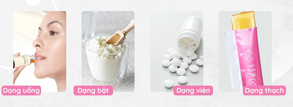 Điểm danh các dạng collagen hiện có trên thị trường