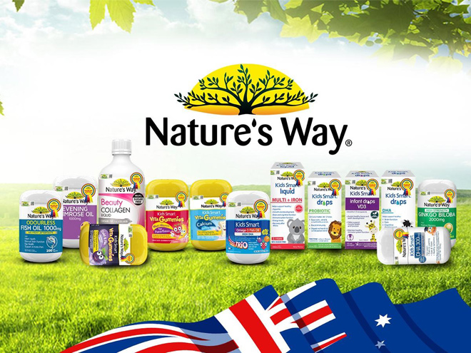 Nature’s Way Kids Smart Vitamin C + Zinc + D3 Chewables Tablets là sản phẩm của Nature’s Way