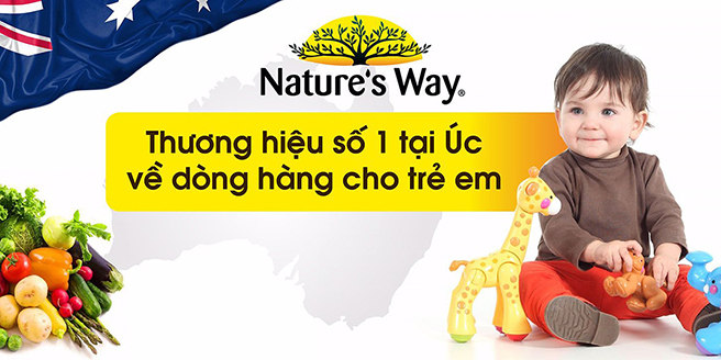 Kẽm Nature’s Way Kids Smart Liquid Zinc của Úc