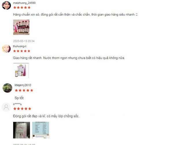 Review về Nature's Way Beauty Collagen Shot trên Facebook