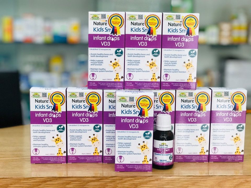 Kids Smart Infant Drops VD3 - Bổ sung vitamin D cho bé