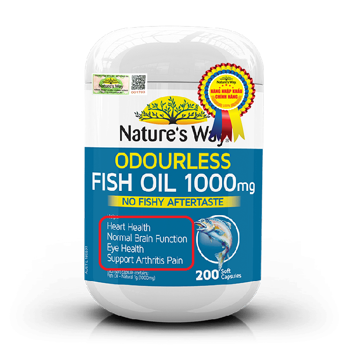 Dầu cá không mùi của Nature’s Way