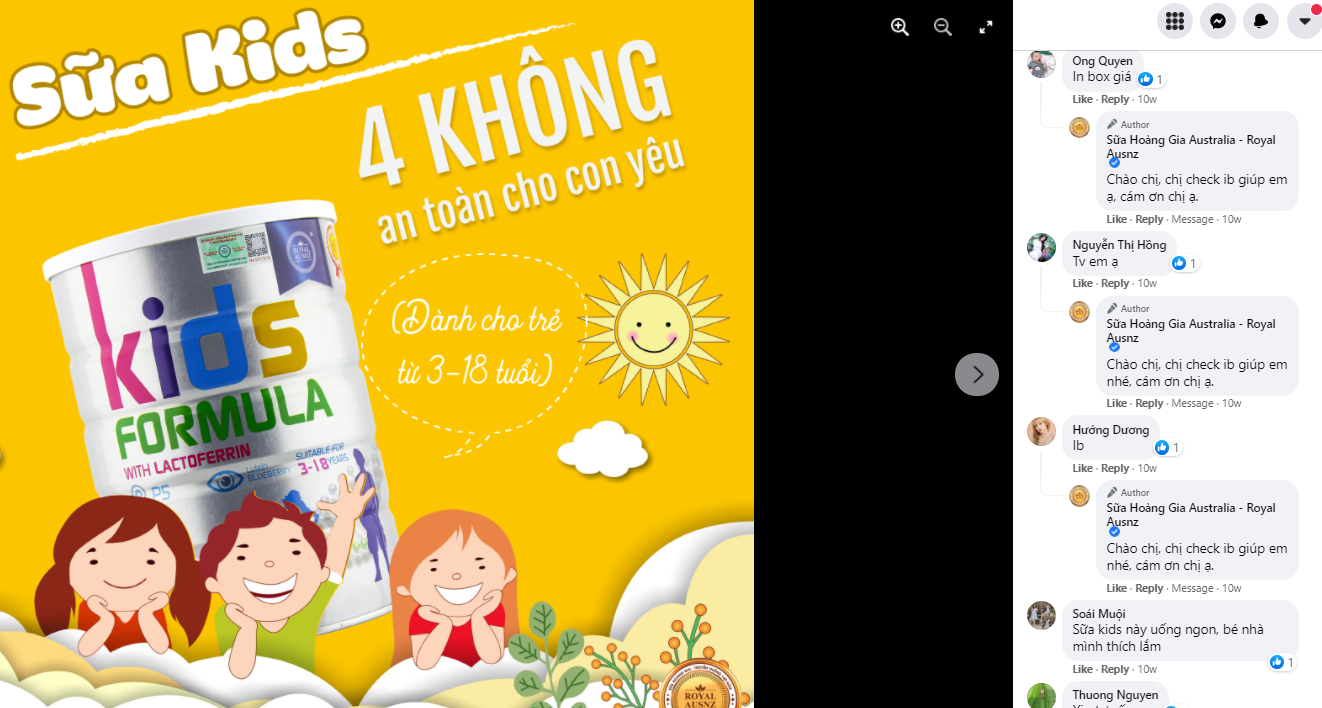 Review Sữa Hoàng Gia Úc Kids Formula: Hình ảnh thay lời muốn nói!