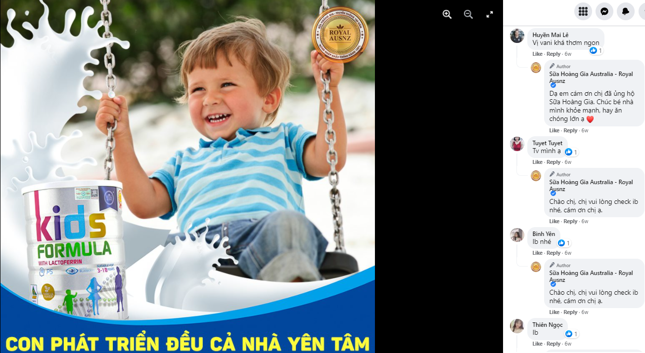 Review Sữa Hoàng Gia Úc Kids Formula: Hình ảnh thay lời muốn nói!