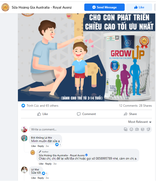 Sữa Hoàng Gia Royal Ausnz