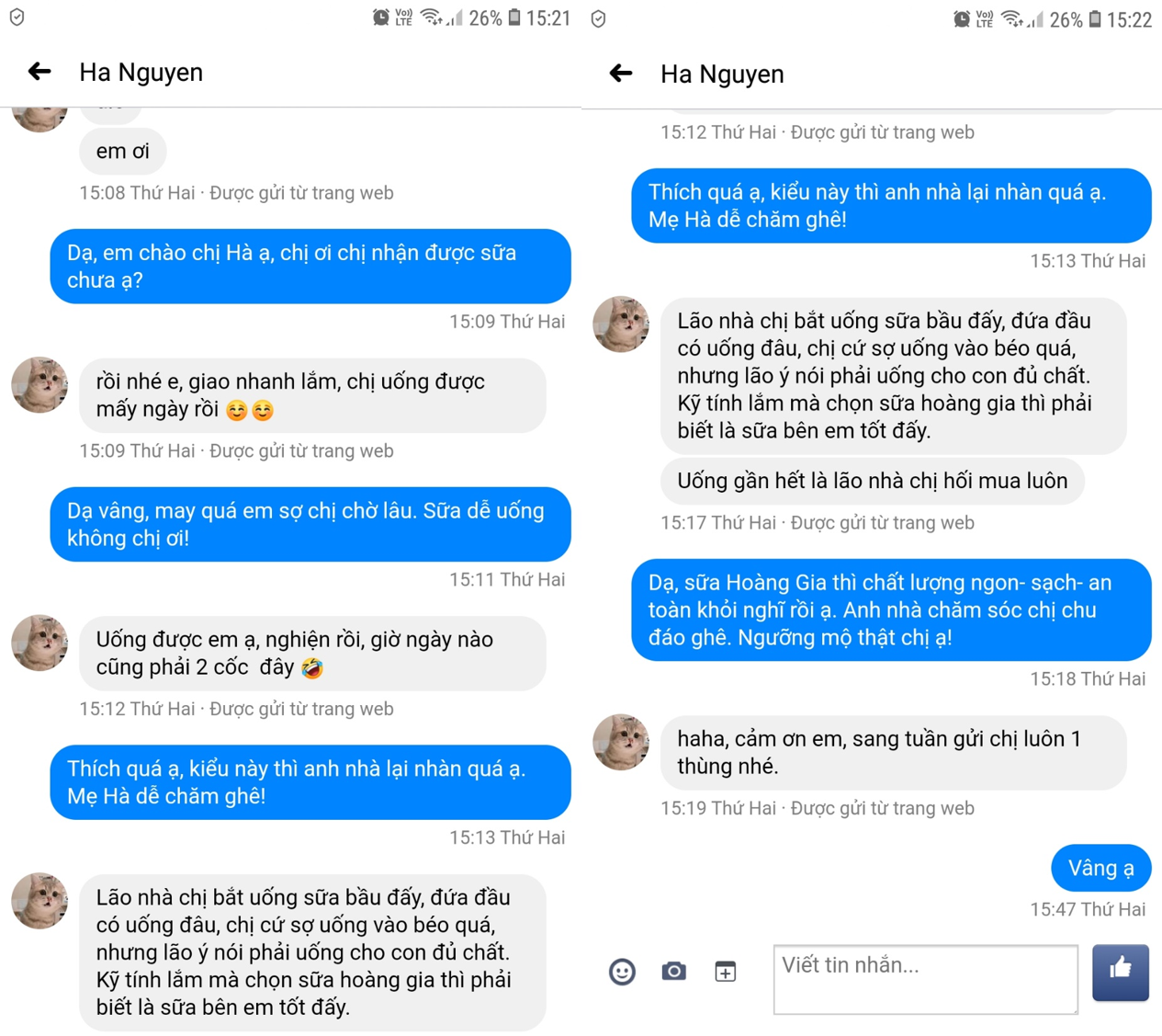  REVIEW CỦA CÁC MẸ BẦU ĐÃ UỐNG SỮA HOÀNG GIA CHO BÀ BẦU PREGNANT MOTHER FORMULA