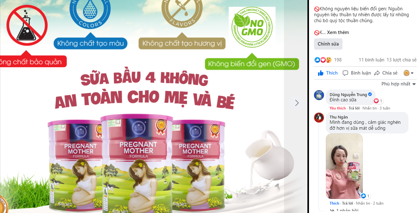  REVIEW CỦA CÁC MẸ BẦU ĐÃ UỐNG SỮA HOÀNG GIA CHO BÀ BẦU PREGNANT MOTHER FORMULA