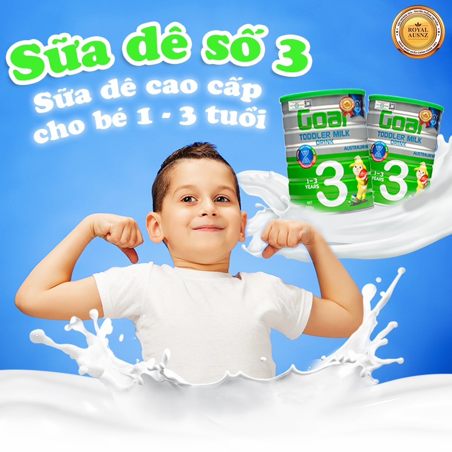 Sữa dê hoàng gia Úc Royal Ausnz Goat Toddler Milk Drink 3 có ưu điểm vượt trội gì?