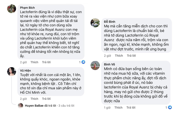 Sữa hoàng gia Úc Lactoferrin Formula Milk Powder được yêu thích ở nhiều quốc gia