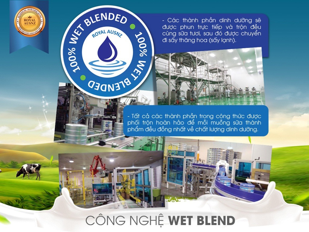 Sữa Hoàng Gia Úc số 1 – Sản xuất bằng quy trình hiện đại bậc nhất thế giới