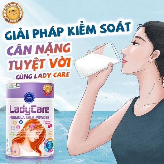  Lady Care có khả năng hỗ trợ kiểm soát cân nặng, duy trì vóc dáng