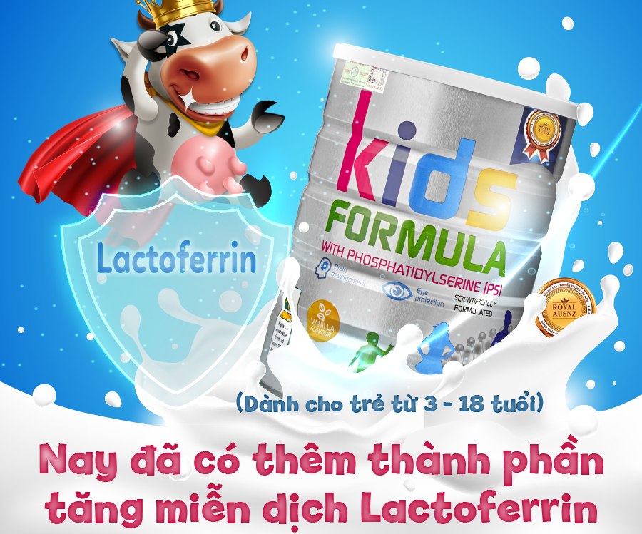 Ngoài việc phát triển trí não toàn diện Kids Formula còn sở hữu nhiều ưu điểm sau: