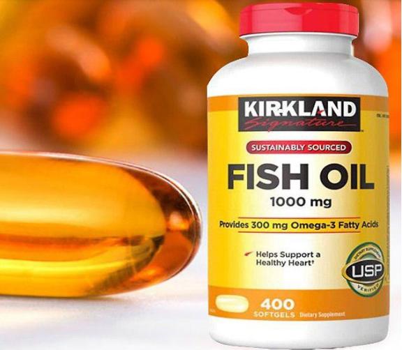 Dầu cá Signature Fish Oil 1000mg của Kirkland