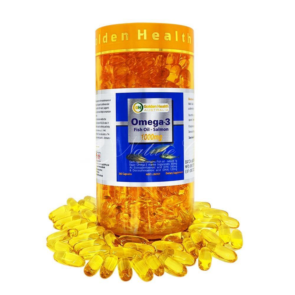 Viên uống dầu cá Úc Golden Health Omega 3 Fish Oil 1000mg