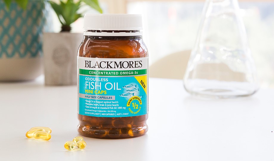 Dầu cá Fish Oil không mùi của Blackmores     