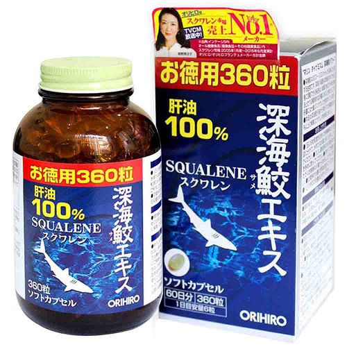 Viên Uống Sụn Vi Cá Mập Orihiro Squalene Nhật Bản