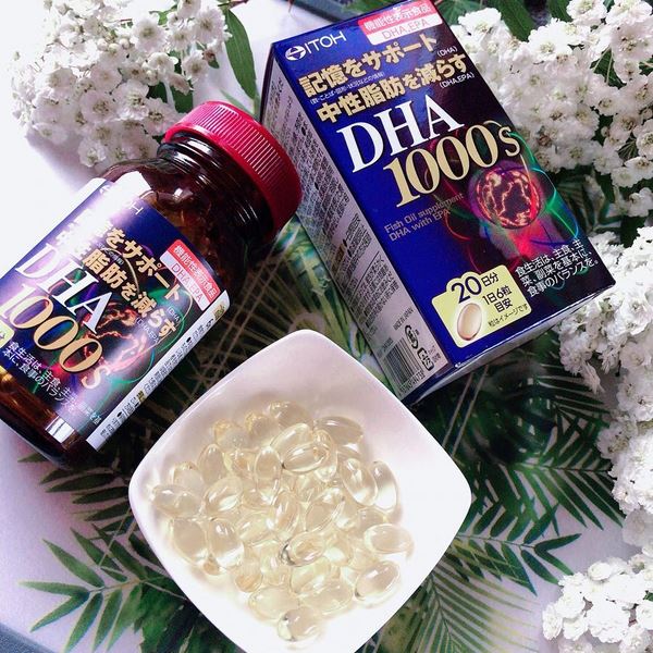 Viên uống dầu cá Dha 1000mg & Epa 14mg Itoh 120 Viên của Nhật