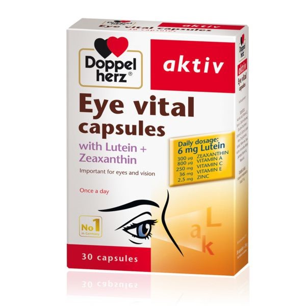 Viên bổ mắt Doppelherz Eye Vital Capsules Lutein + Zeaxanthin