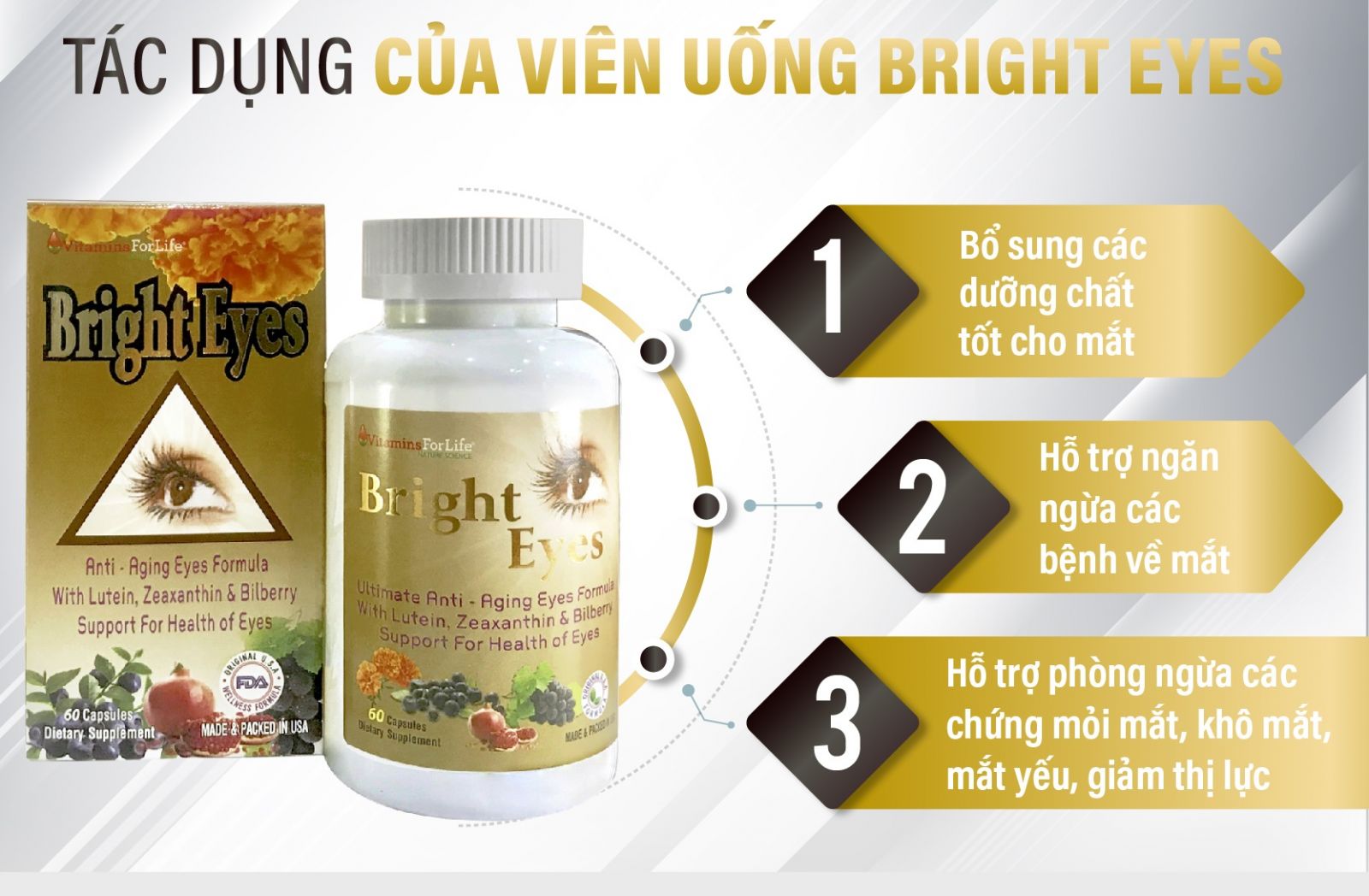 Viên uống sáng mắt Bright Eyes