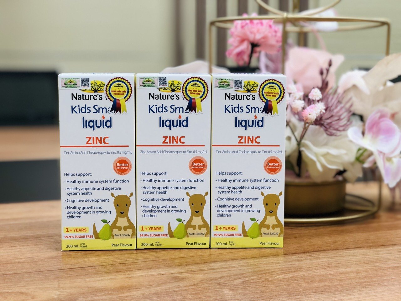 Kẽm Nature’s Way Kids Smart Liquid Zinc của Úc